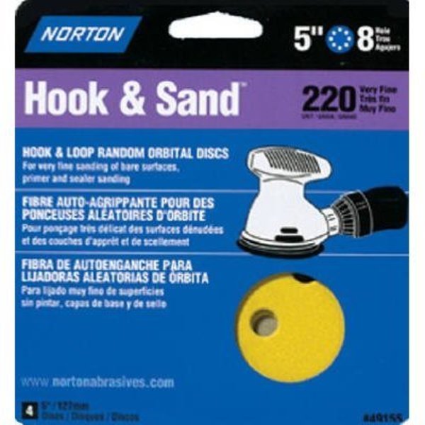 Norton Abrasives/St Gobain 4PK560G HookLoop Disc 7660749158